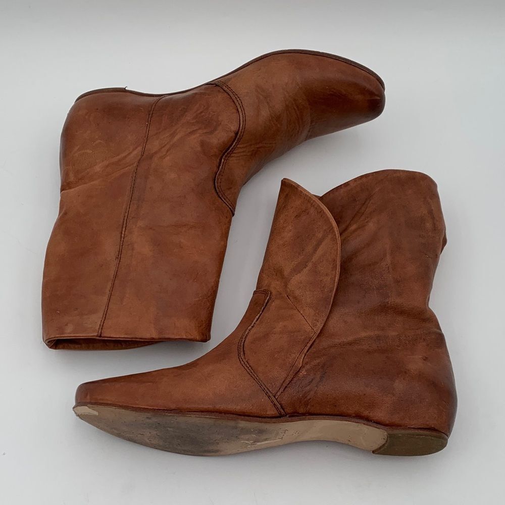 Clif Factor Brown Leather Ankle Boots | Made in Italy | EU 39 - Picture 8 of 12